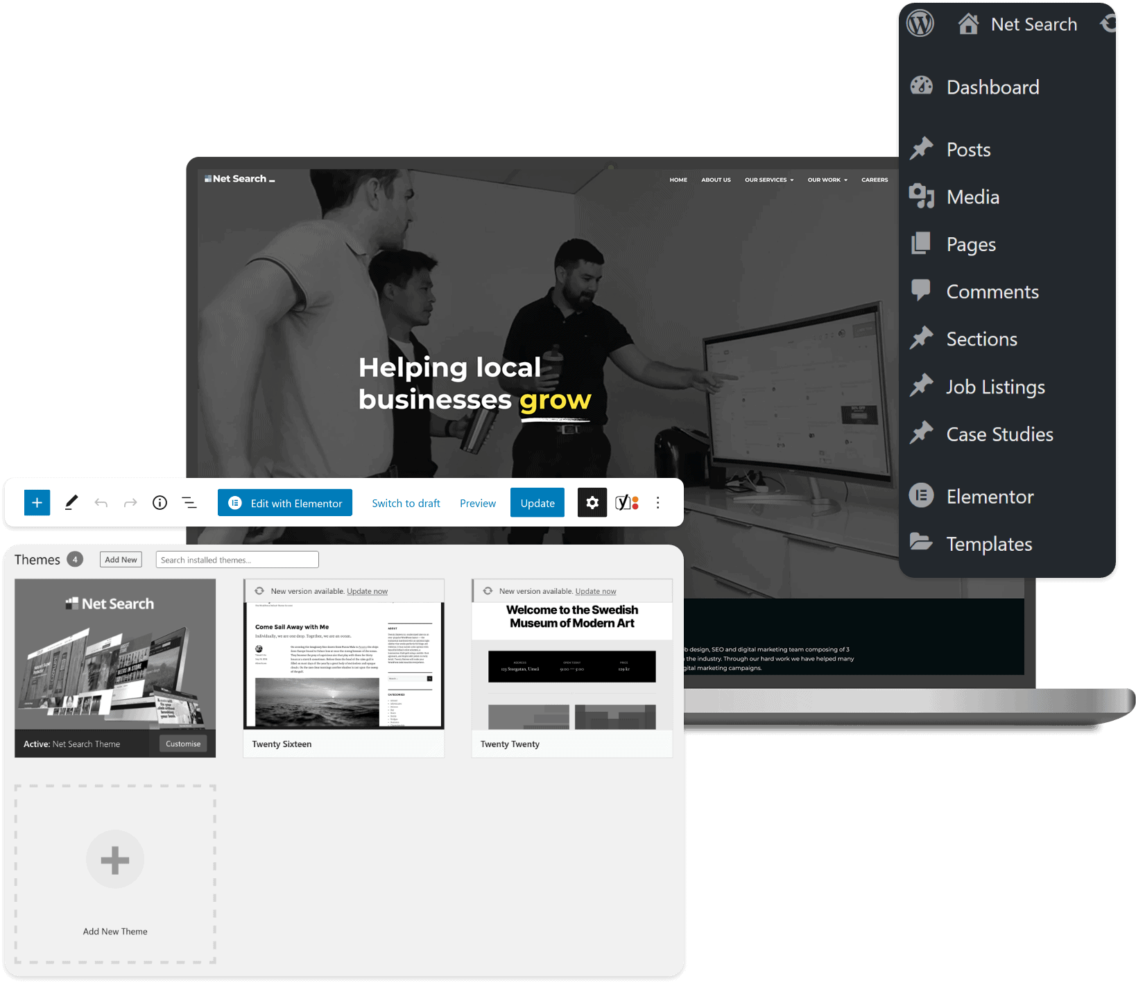 WordPress Web Design Perth | WordPress Websites | Net Search